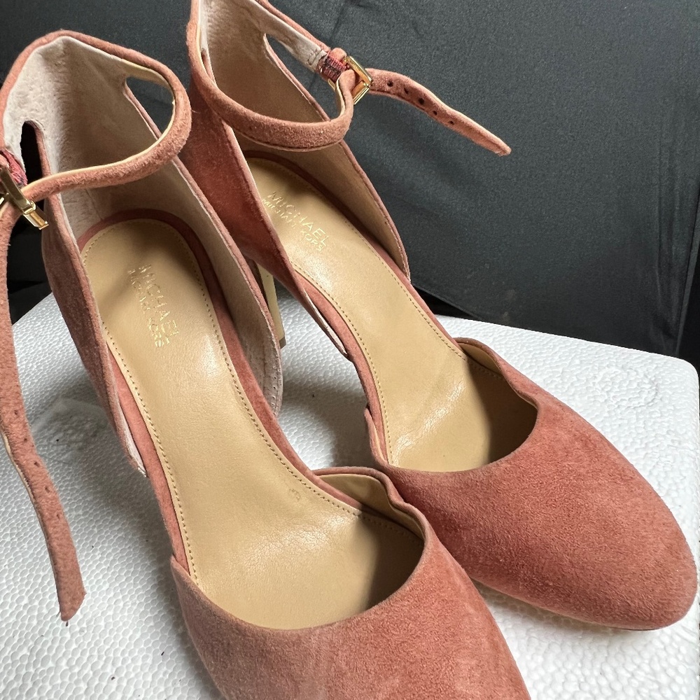 Brand New Michaels Kors Suede Heels